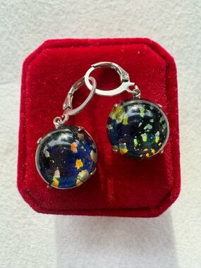 Dichroic Glass Earrings